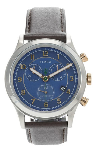 Timex Waterbury Cronógrafo Tradicional De 1.654 In,