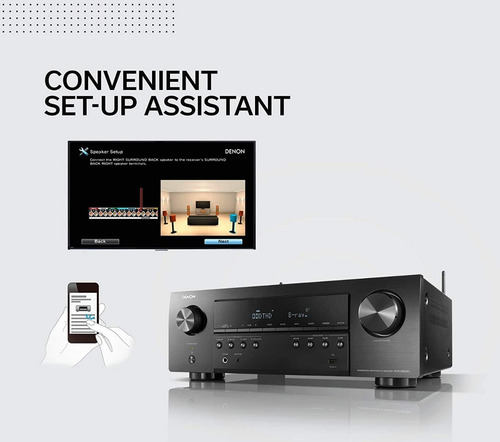 Receptor Denon Avr-s650h 5.1 Teatro En Casa Con Heos Wifi (Usado)