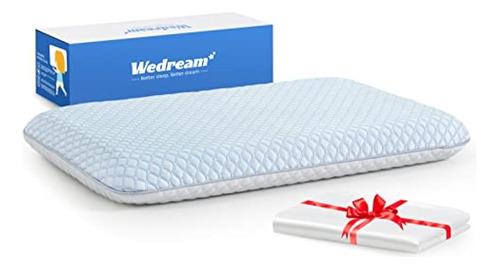 Wedream - Almohada De Espuma Viscoelástica De Gel Fino Para 