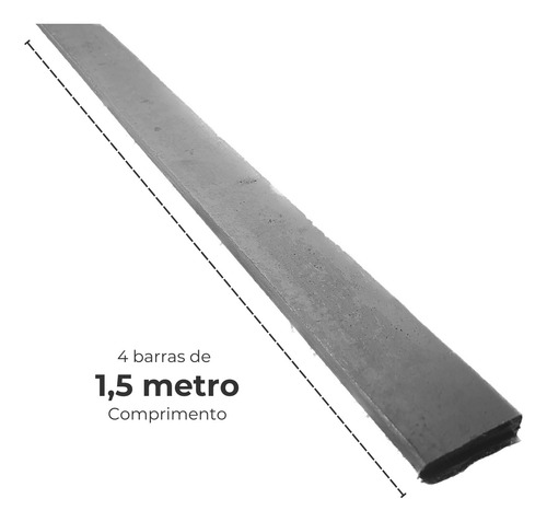 Barra Chata De Ferro 3 X 1/4 (76,20 X 6,34mm) - 6 Metros