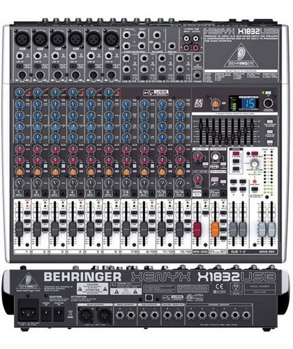 Imagem 6 de 7 de X1832usb Mesa De Som Behringer Xenyx X1832 Usb 1832usb 1832 - Com Nota Fiscal E Garantia De 2 Anos Proshows !