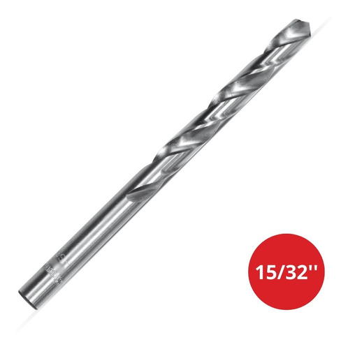 Broca Para Metal Aço Rápido 15/32'' Bar1532 - Starrett