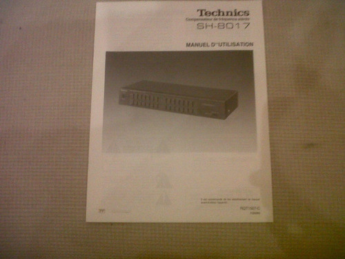 Manual Technics Equalizer Sh-8017