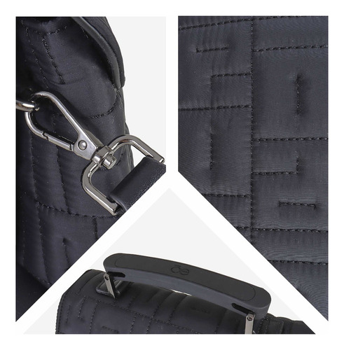 Bolsa Para Mujer Briefcase Cloe Nylon Acolchada