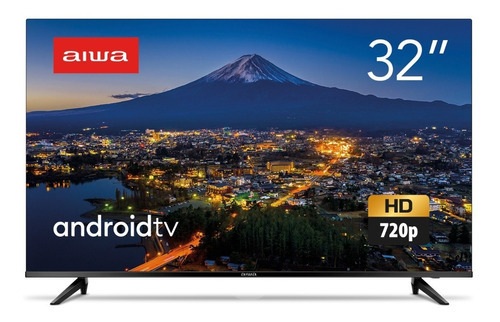 Smart Tv 32'' Android Dolby Aws-tv-32-bl-02-a Aiwa Bivolt