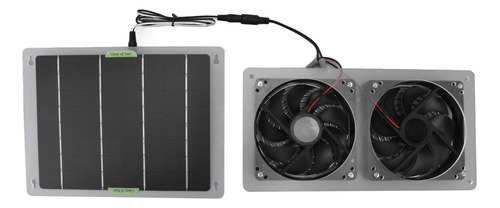 Garosa Kit Ventilador Solar 100 W 12 V Impermeable Doble S