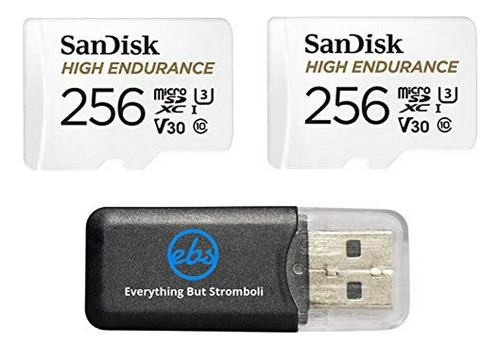 Tarjeta De Memoria Microsdxc Sandisk De 256gb (paquete De 2)