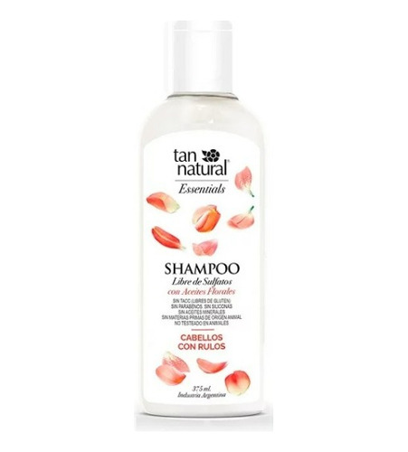 Shampoo Capilar Para Rulos Con Aceites Florales Tan Natural