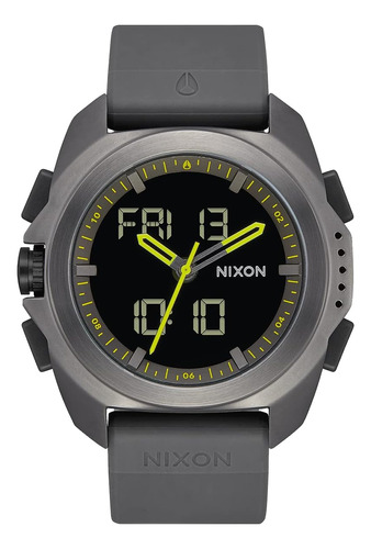 Nixon Ripley A1267 - Gunmetal - Reloj Analógico Y Para Hombr