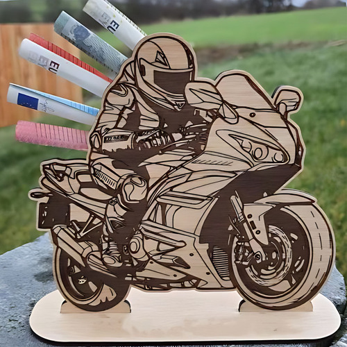 Ay Regalo De Madera En Forma De U Para Bicicleta