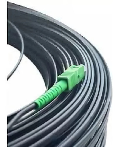 500 Metros Cabo Fibra Óptica Drop 1 Fo Conectorizado Sc-apc