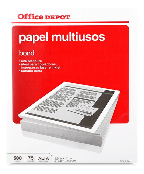 Caja De Papel Blanco / 10 Paquetes De 500 Hojas C/u | Envío gratis