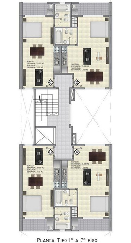 Monoambiente De 33 M2 Con Balcón
