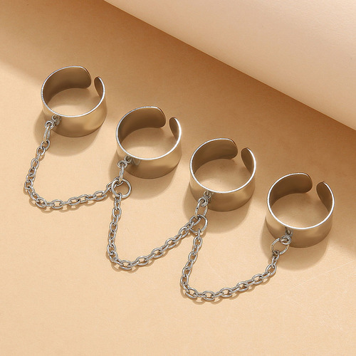 V Ring 1 Piece Vintage Knuckle Set Fashionable Stackable Rem