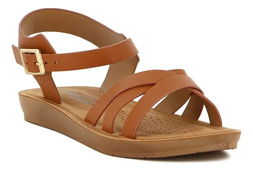 comprar Darkness Sandalia Bonnie Casual Baja C\u002Fpulsera - Marron