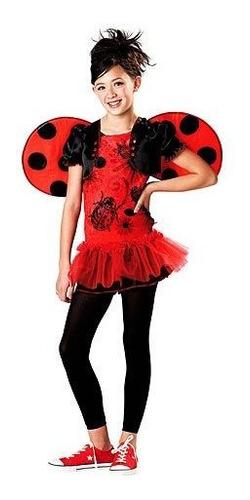 Disfraz Talla Teen Para Niñas De Mariquita Halloween