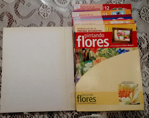 Revistas Colección Pintando Flores Con La Prof Silvia Monett (Usado)