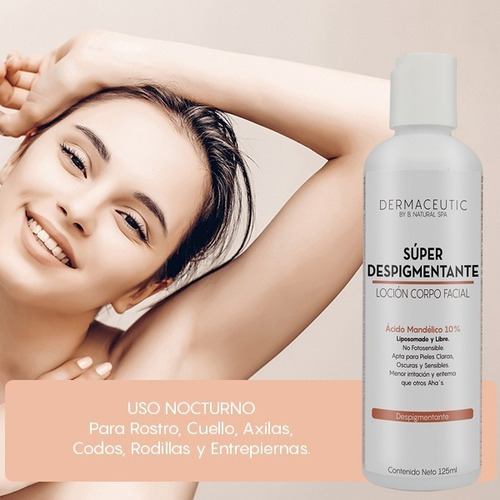 Loción para cuerpo Dermaceutic by B. Natural Spa Loción Super Despigmentante Ácido Mandélico 10% en pomo 125mL