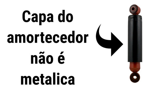 Imagem 4 de 4 de Amortecedor Traseiro Dianteiro Fusca Sem Pivô Originais 4 Pç