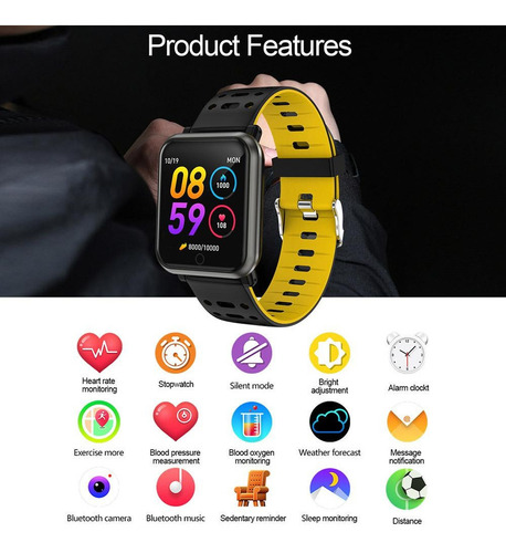 Smartwatch Colmi Cp11 Fitness Android E Ios Prova D'água
