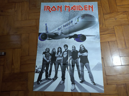 Mega Poster Banda Iron Maiden (raridade Colecionável)