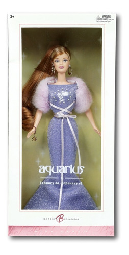 Barbie Collector Pink Label Zodiac Collection Aquarius 2004