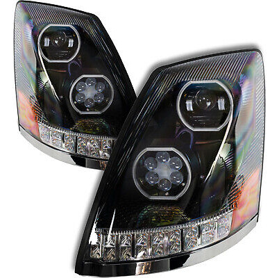 Vivid Lumen Brilliant Series Volvo Vnl Led Headlight Bla Eei