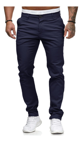 Hungson Pantalones De Vestir Chinos Para Hombre, Ajustados, 