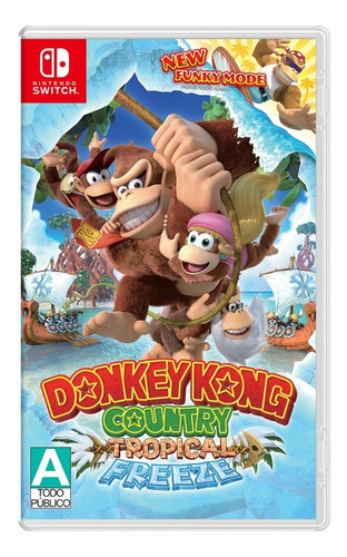 Imagen 1 de 4 de Donkey Kong Country: Tropical Freeze Nintendo Switch  Físico