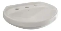 Comprar Bacha De Apoyo Deca Marajo - Baño Lavatorio Pie - 3 Agujeros Color Blanco