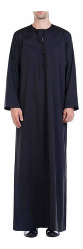 Hombres Árabes Musulmanes Thobe Thawb Caftan