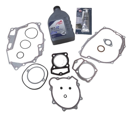 Kit Empacadura Bera Dt 200cc Con Aceite 4t Sky Y Silicón