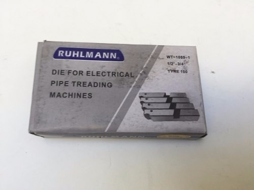 Juego De Peines Para Roscadora Electrica Ruhlmann 1/2 A 3/4