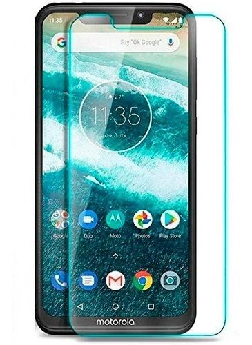Imagen 1 de 3 de Vidrio Templado Motorola Moto E5 E6 G6 G7 G8 Plus Power Play