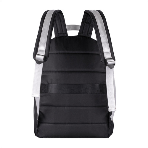 Mochila Backpack Nasa Black Space Acojinada Para Laptop 15.6 Color Negro Diseño de la tela Lisa
