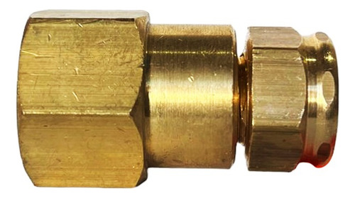 Acople Niple Adaptador Bronce Drago Hembra A 21.8 Hembra
