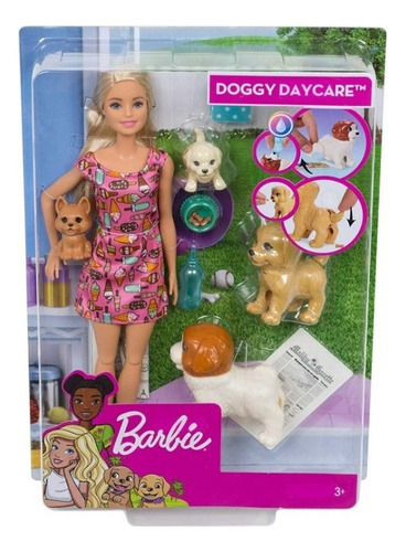 Barbie Guarderia De Perritos Doggy Daycare Mattel 