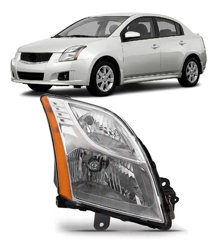 Farol Sentra 2010 2011 2012 2013 Foco Simples Cromado