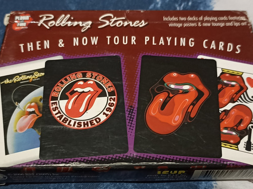 Baraja De Los Rolling Stones, Juego De Naipes Doble (Usado)
