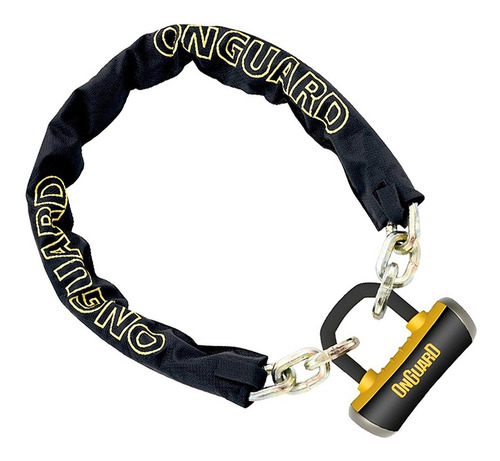 Tranca Onguard Mastiff Cadena 1.10mts X 10mm Cerradura U