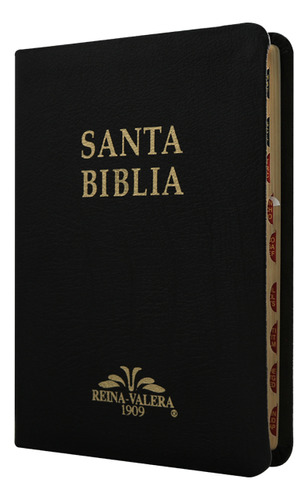 Biblia Rv1909 Mediana Negro Índice Vr055ti