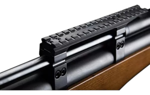 Rifle Pcp Fox Bullpup P10 6.35 Aire Comprimido Caza+cargador Madera 6.35 Mm