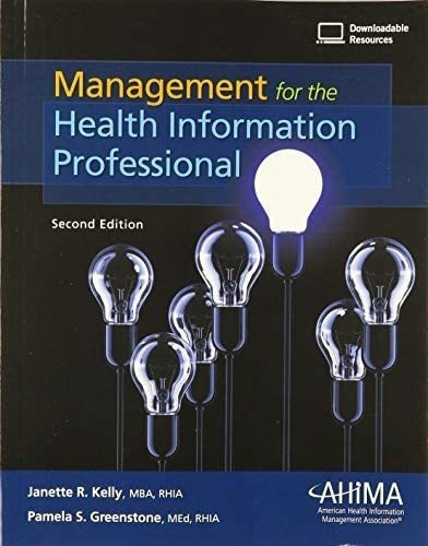 Libro:  Management For The Health Information Professional