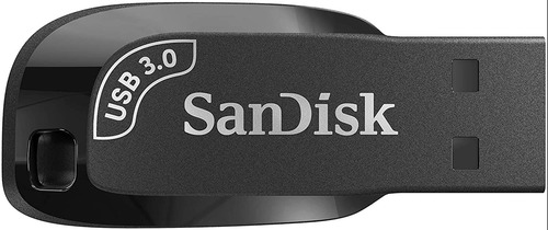 Unidad flash Sandisk SDCZ410-128g Usb 3.0 Ultra Shift negra de 128 GB