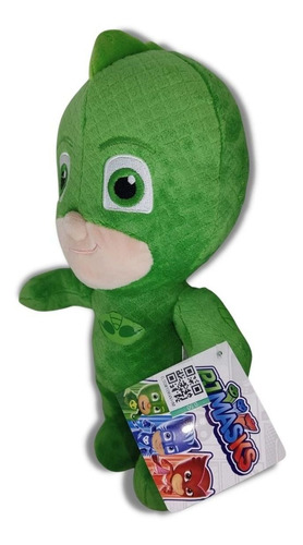 Imagem 3 de 4 de Pelúcia Pj Masks 32 Cm - Figura Lagartixo Greg - Multikids