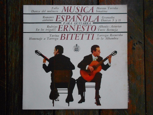 Ernesto Bitetti Musica Española  Lp Vinilo Arg Ex