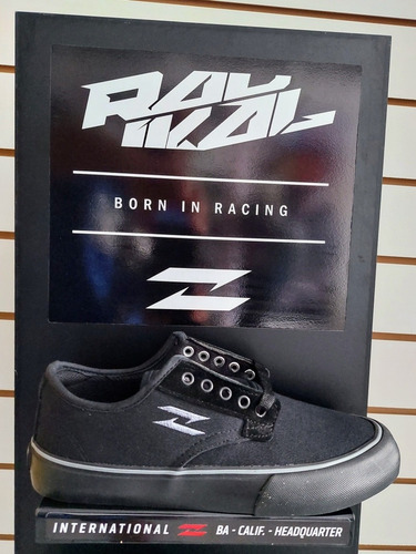 Imagen 4 de 8 de Zapatillas Urbanas Radikal Hook Black- All Motors Online-