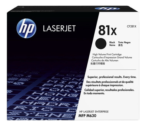 Toner Original Hp Cf281x 81x Negro M630 M605 M606