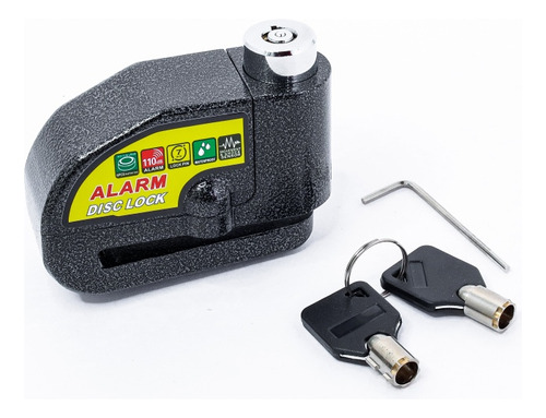 Candado Alarma Para Moto Con Disco