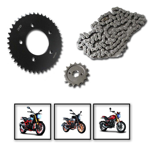 Kit Sprocket Iron Box Cad Ref Vento V-racer-250 20-22 Rmb 